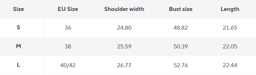 Jacke in Camel mit Kontrast | Faltkragen | Weiches Gewebe - Size Chart
