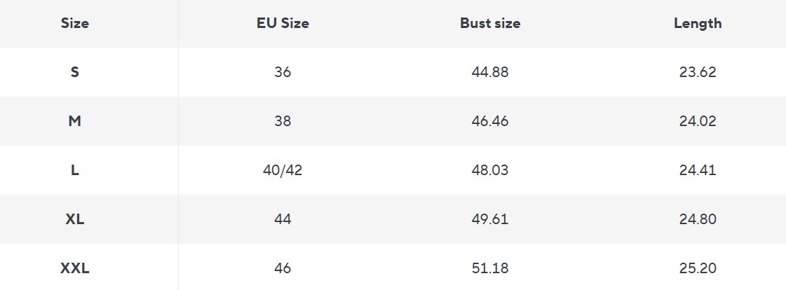 Open-Knit Sweater | Häkelstruktur | Leichter Sommer-Layer - Size Chart