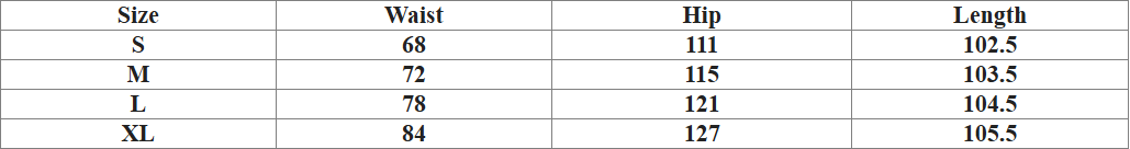 Hose mit hoher Taille und weitem Bein | Goldene Knopfdetails | Modern taillierte Silhouette - Size Chart