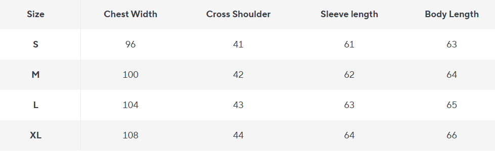 Bestickte Baumwolljacke | Blumenmuster | Bohemian-Inspiriert - Size Chart