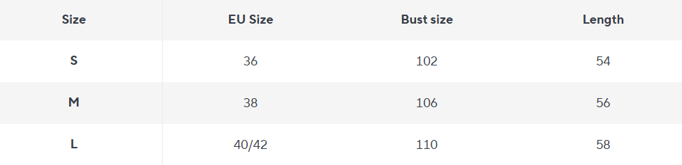 Strickpullover mit Kontrastnaht | Lockere Passform - Size Chart