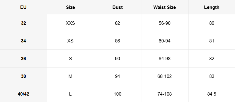 Gestreiftes Halterneck Mini Kleid | Ausgestellter Rock | Baumwollmischung - Size Chart