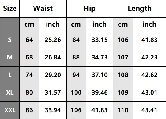Hohe Taillierte Straight Jeans | Kontrastnähte | Vollständige Silhouette - Size Chart