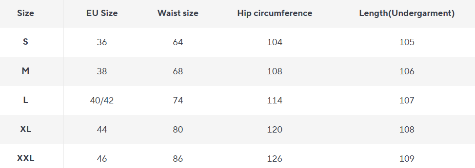 Gestreifte Weite Bein Hose | Elastischer Bund Lockere Passform - Size Chart