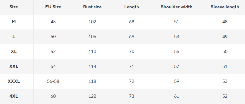 Wollmischung Crewneck Pullover für Damen - Size Chart