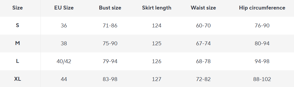 Leopard Print Maxi Kleid | Spaghetti Träger | Slim Fit | Ankle Length - Size Chart