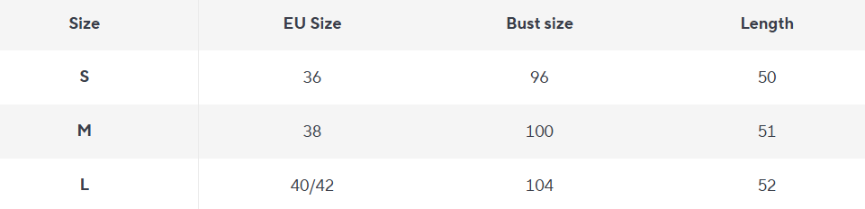 Gestreifter Strickpullover | Hoher Ausschnitt | Lockere Passform - Size Chart
