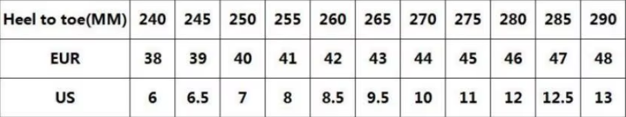 Echtleder Slipper | Kreuzriemen Details | Slip-On - Size Chart