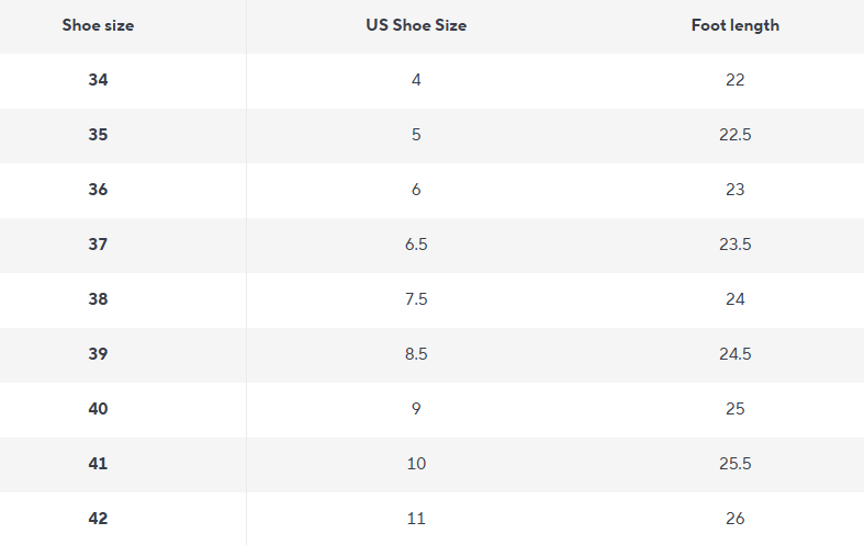 Block Heel Ankle Strap Pumps | Kontrastband | Spitz - Size Chart