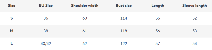 Kurzer Wollmischungs-Mantel | Doppelt Geknöpft | Oversized Fit - Size Chart