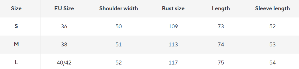 Woll-Mix Kurzmantel | Doppelt Geknöpft | Strukturiert - Size Chart