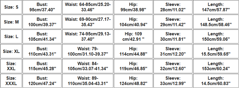 Jumpsuit Weite Beine Kurzarm | Taillengurt | Boot Ausschnitt | Regulär Fit - Size Chart