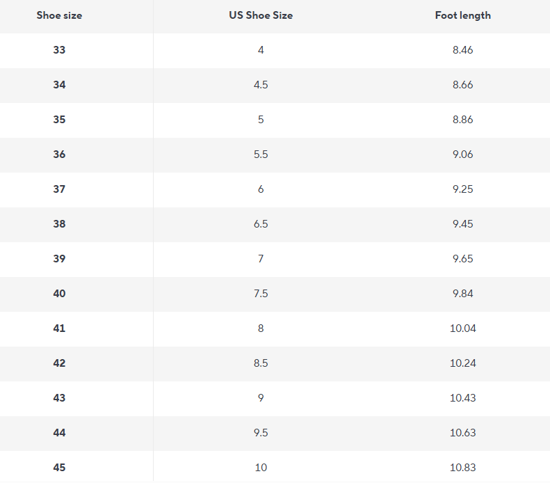 Kniehoch Stiefel mit Blockabsatz | Veganleder | Winter - Size Chart