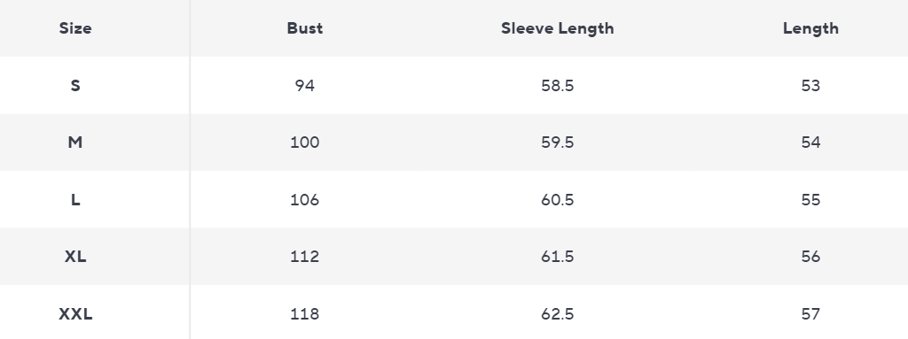 Cropped Kunstlederjacke | Stehkragen | Minimalistisches Design - Size Chart