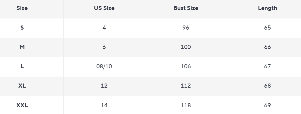 Fitted Blazer | Minimalistische Silhouette | Reguläre Länge - Size Chart