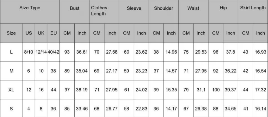 Blazer Kleid Nachtfall | Gürtelsilhouette | Abendmode - Size Chart