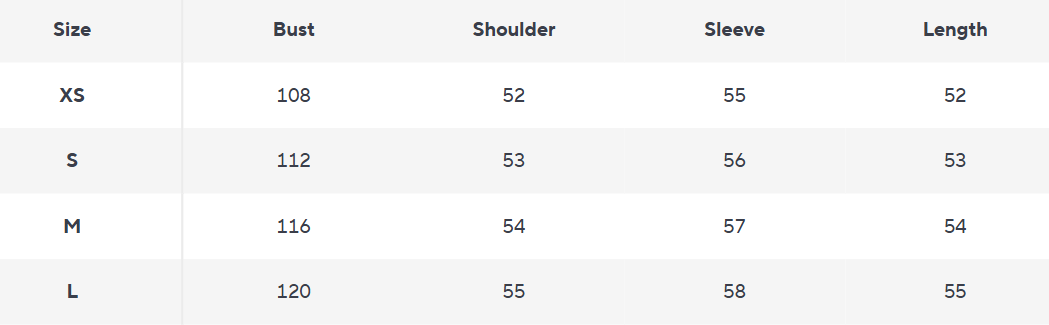 Cropped Jacke | Zip Front | Utility Taschen | Moderner Urban Style - Size Chart