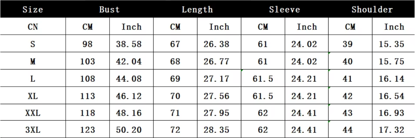 Werkmeister Knit-Sleeve Blazer | Doppelreihig Wollmischung - Size Chart