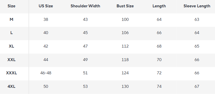 Baumwollmischung Denim Jacke | Smart-Casual Regular Fit - Size Chart