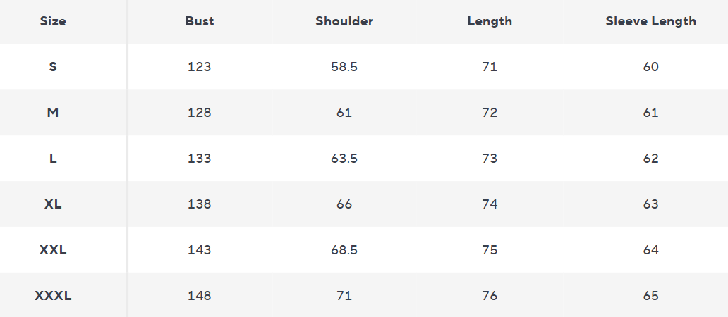 Corduroy Hoodie | Relaxed Fit mit Kangaroo Pocket - Size Chart