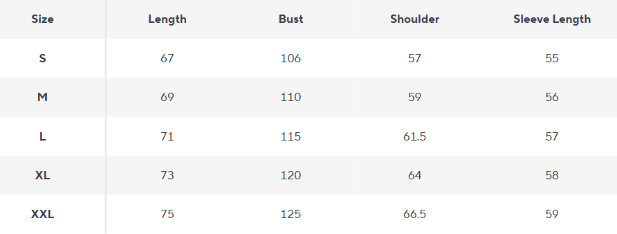 Jacquard Strickpullover | Abstract Muster Rundhals - Size Chart