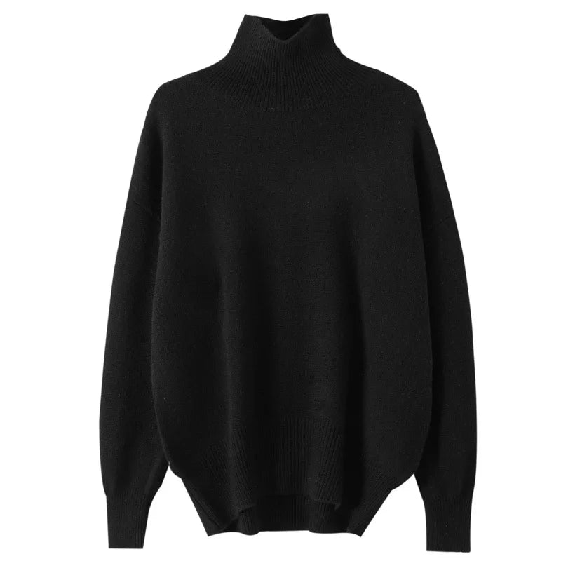 Cashmere Turtleneck Sweater | Relaxed Fit | Grundlinie Collection