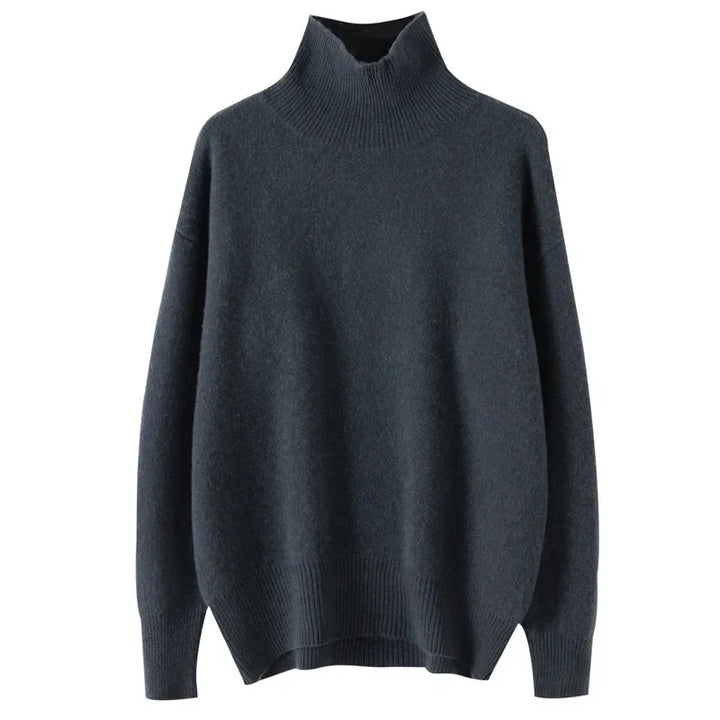 Cashmere Turtleneck Sweater | Relaxed Fit | Grundlinie Collection