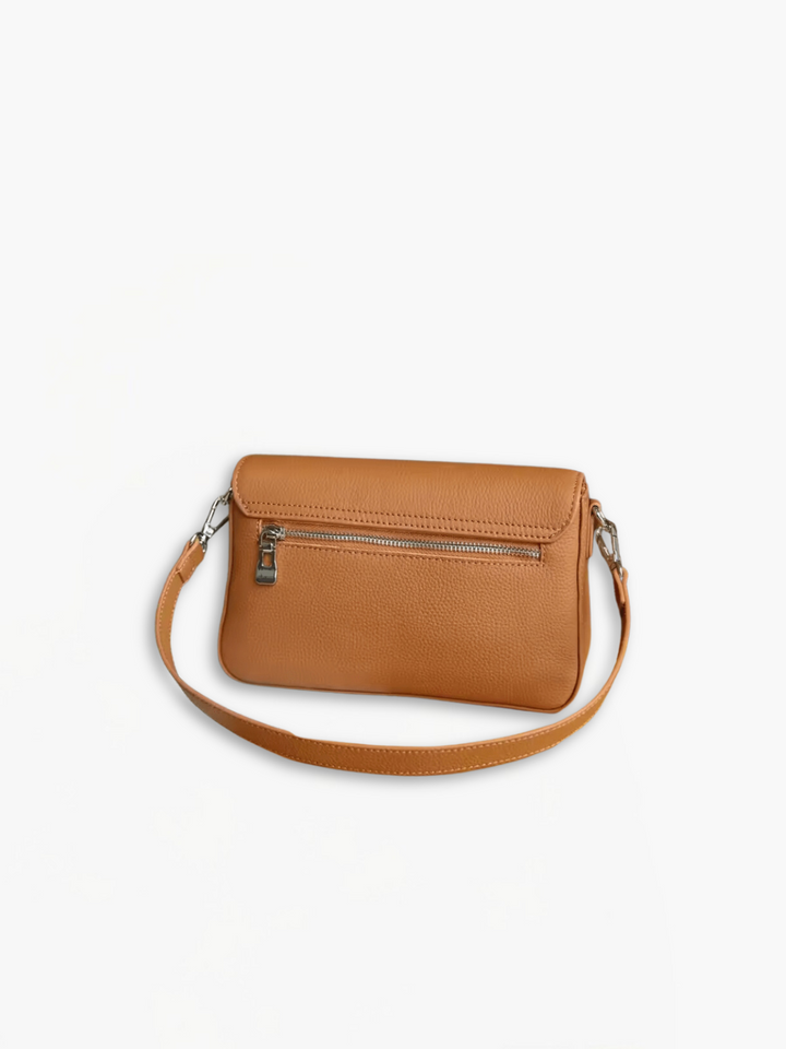 Werkmeister Leder Schultertasche | Klein, Quadratisch, Unterarm, Rindsleder, Reißverschluss