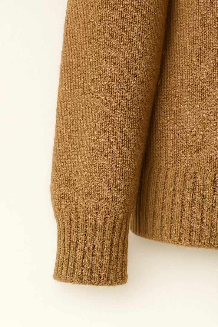 Oversized Strickcardigan | V-Ausschnitt | Weicher Baumwollmix