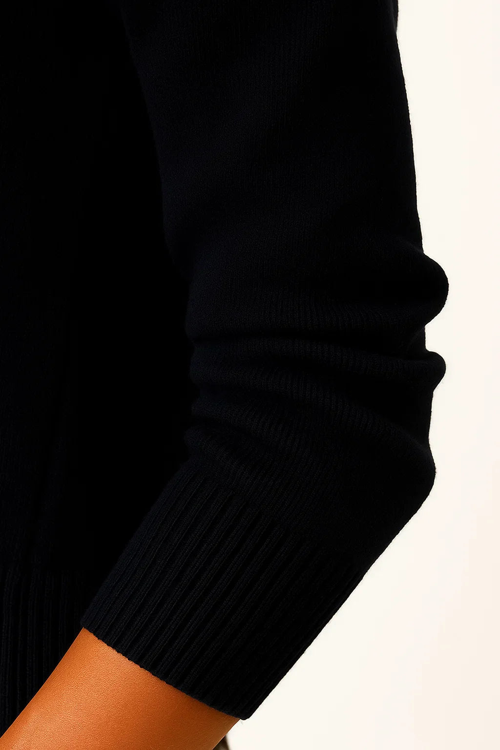 Wollbaumwoll Cardigan | Perlenknopf Strick | Regular Fit