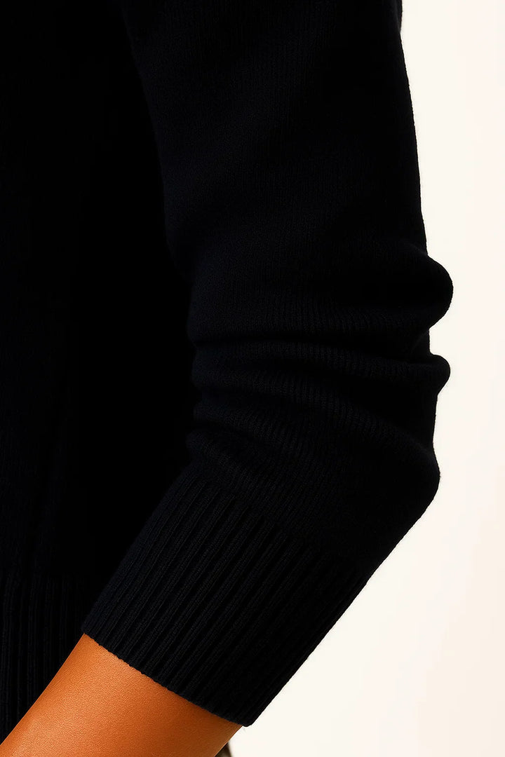 Wollbaumwoll Cardigan | Perlenknopf Strick | Regular Fit