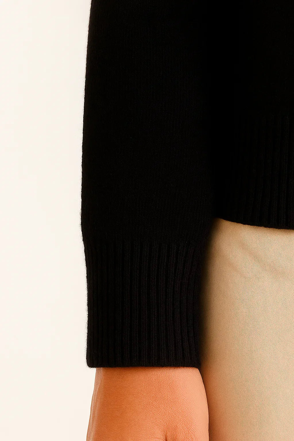 Gestickter Knopf Cardigan | Baumwollmischung Strick | Regular Fit