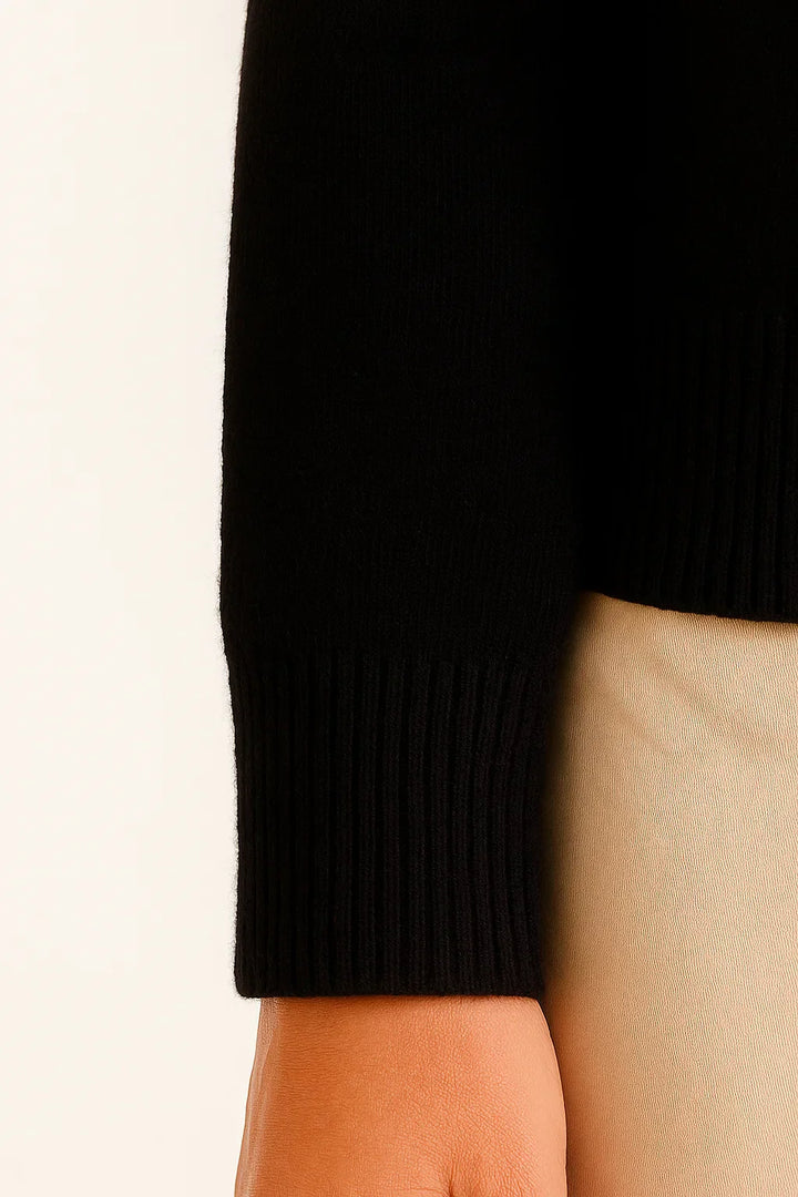 Gestickter Knopf Cardigan | Baumwollmischung Strick | Regular Fit