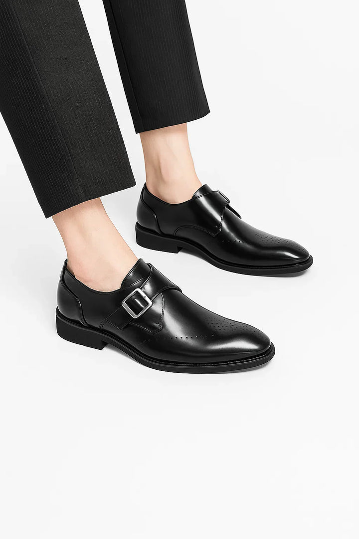 Monk Strap Herrenschuhe | Poliertes Leder
