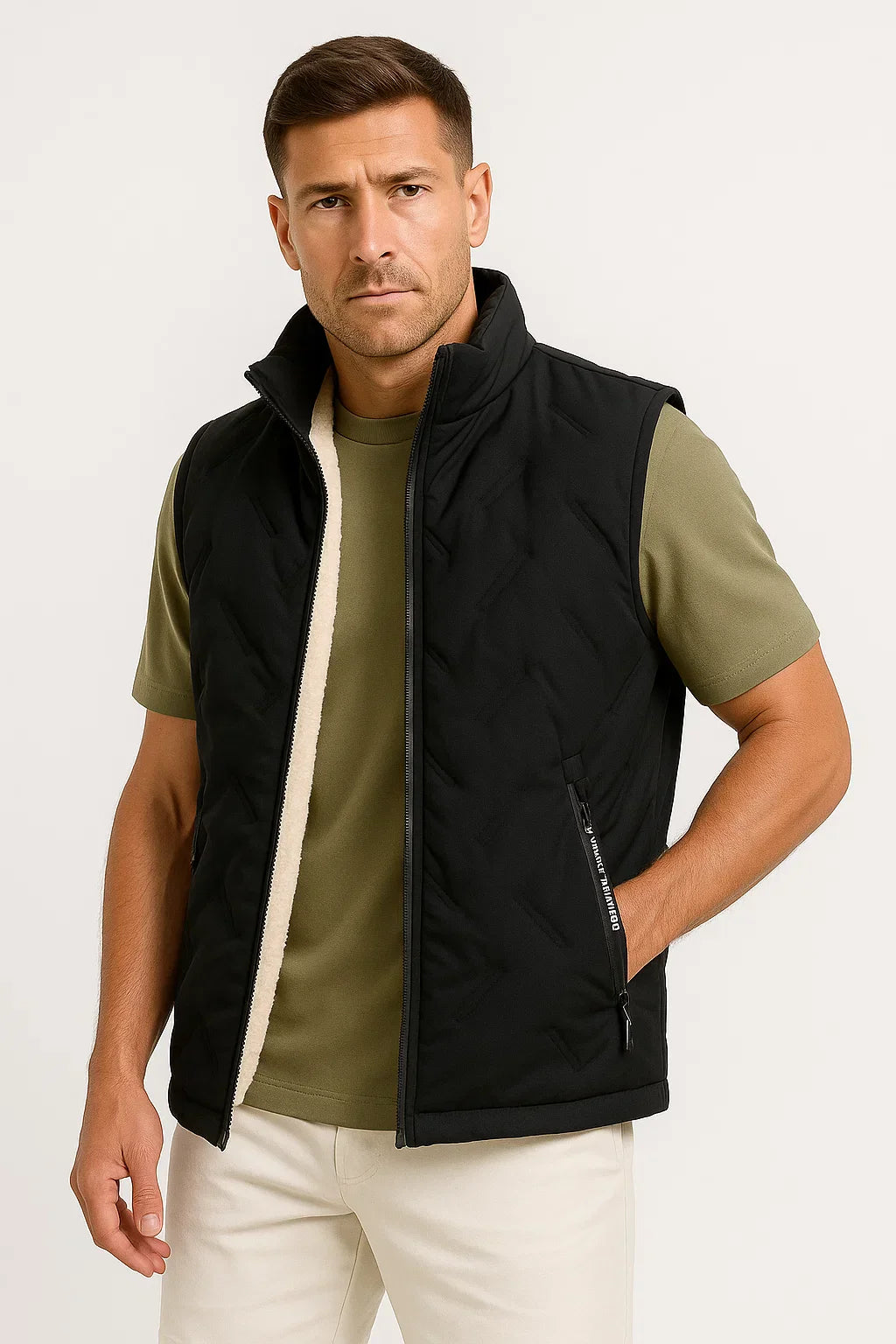 Fleece-Weste | Isolierte Steppgilet | Modenzo Grundlinie