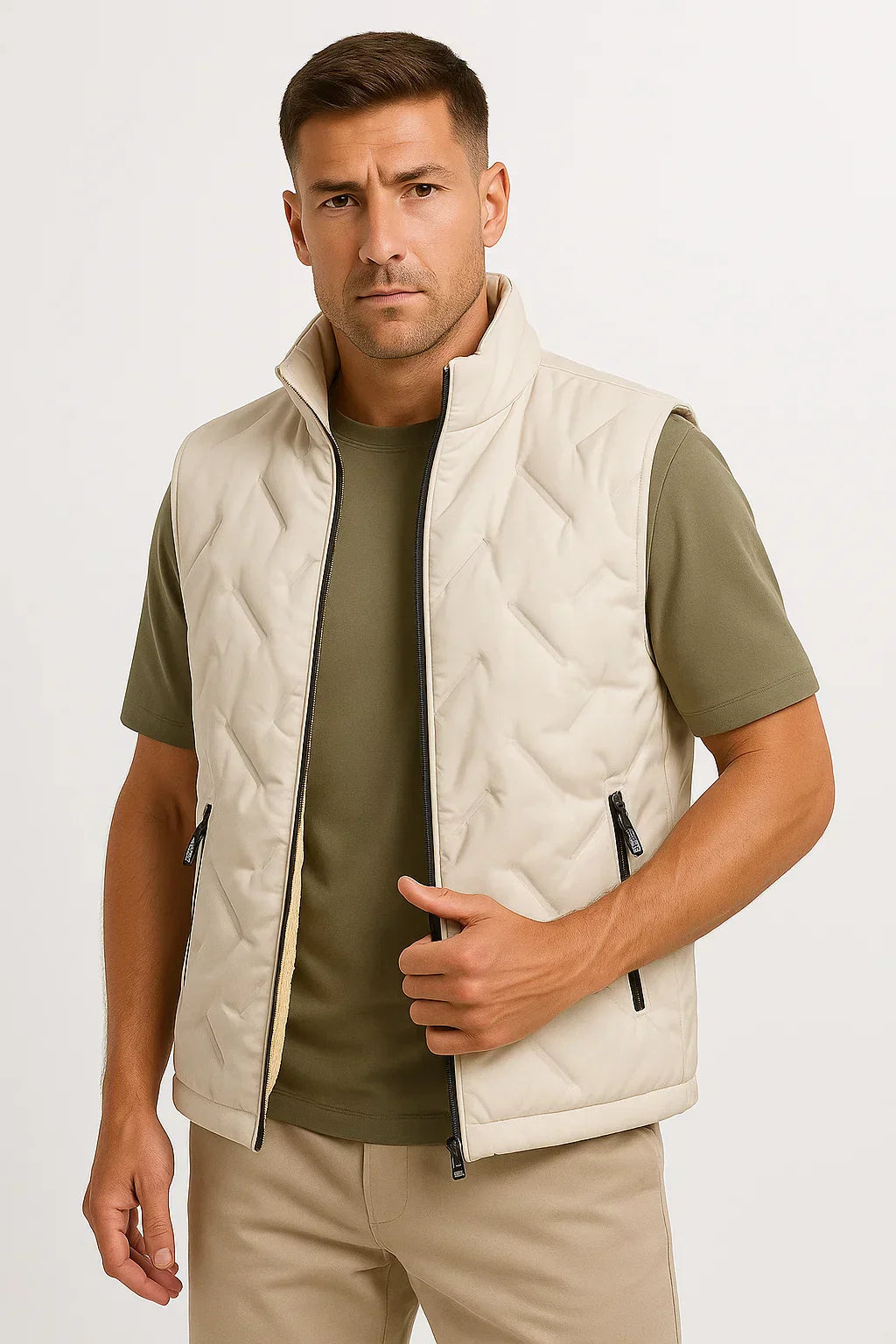Fleece-Weste | Isolierte Steppgilet | Modenzo Grundlinie