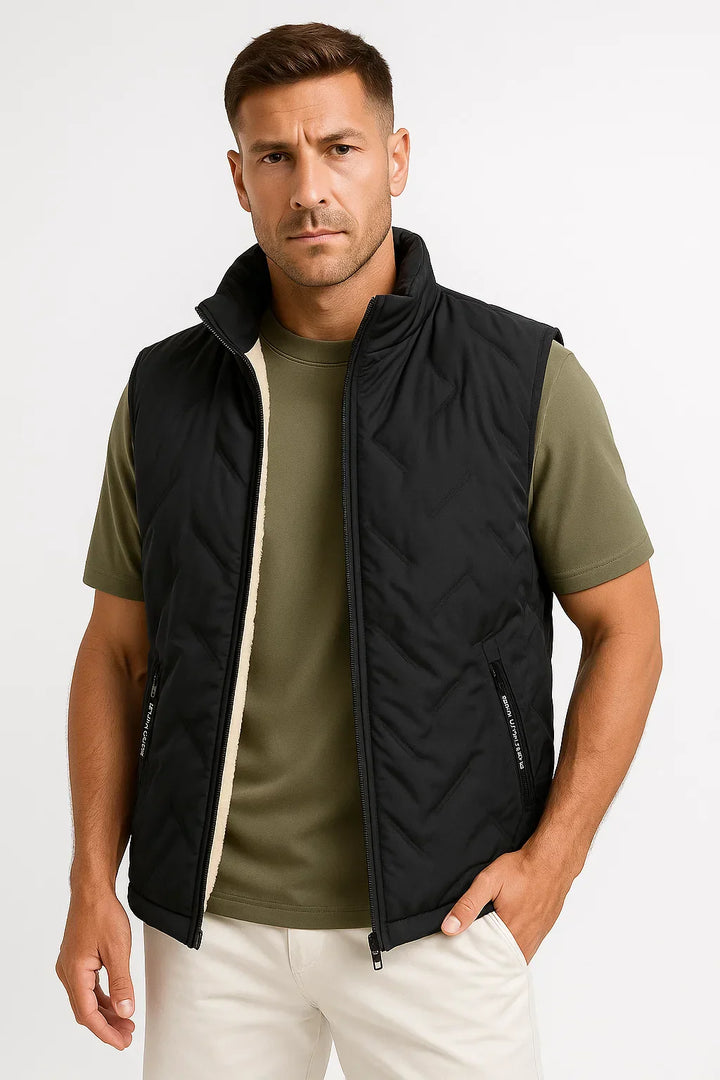 Fleece-Weste | Isolierte Steppgilet | Modenzo Grundlinie