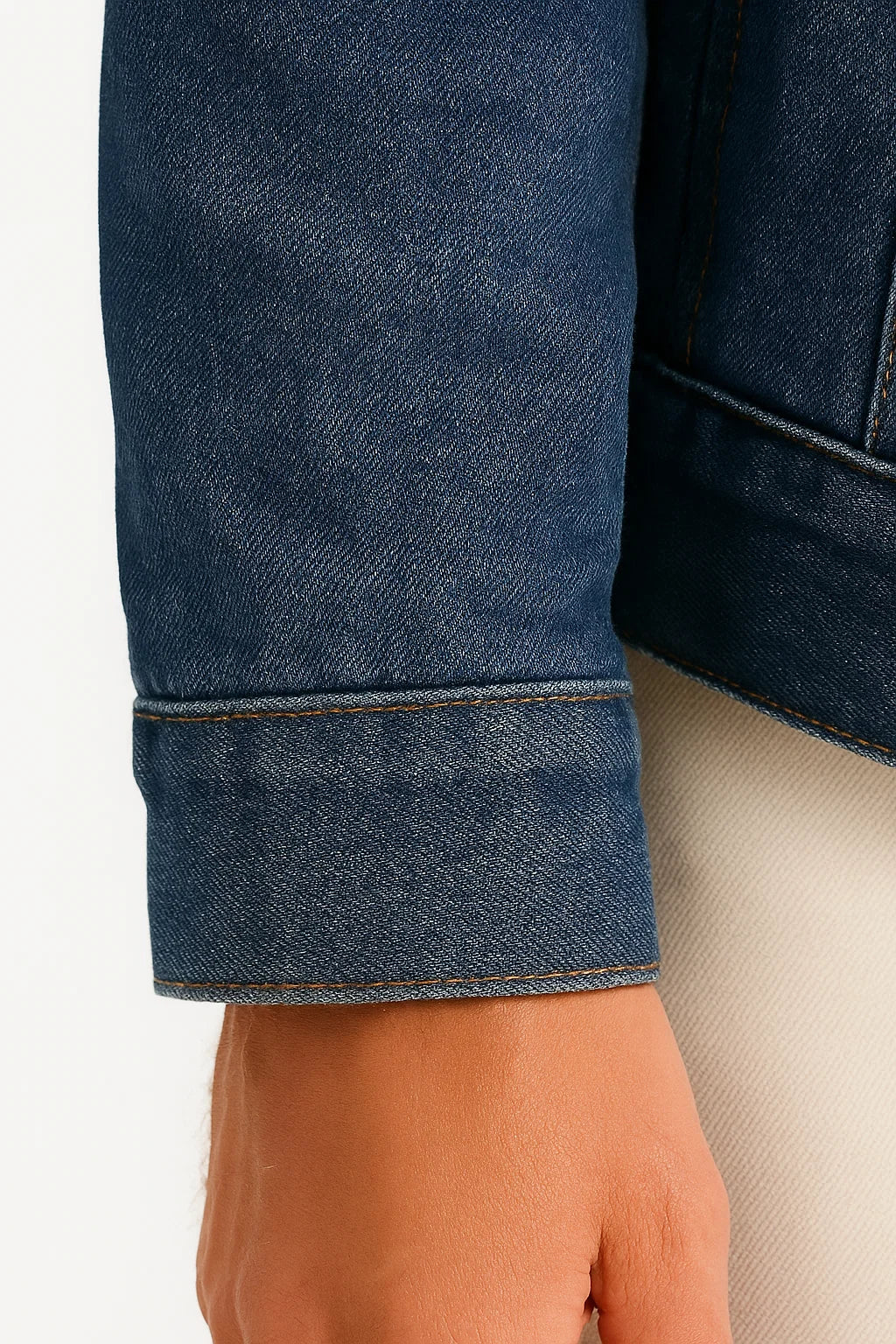 Denim Jacke | Fleece Futter Winter Überhemd