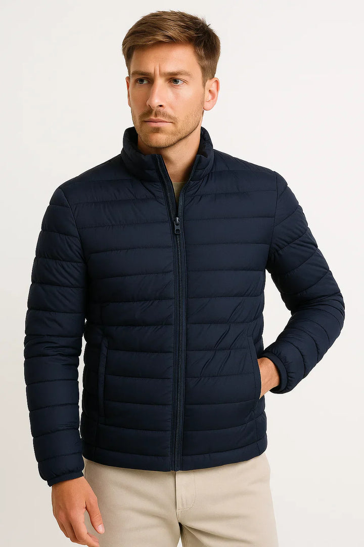 Leichtgewicht Pufferjacke | Stehkragen | Gequiltet Polyester