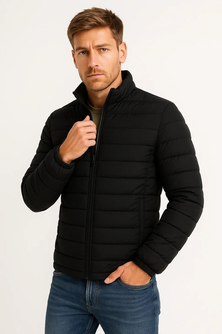 Leichtgewicht Pufferjacke | Stehkragen | Gequiltet Polyester