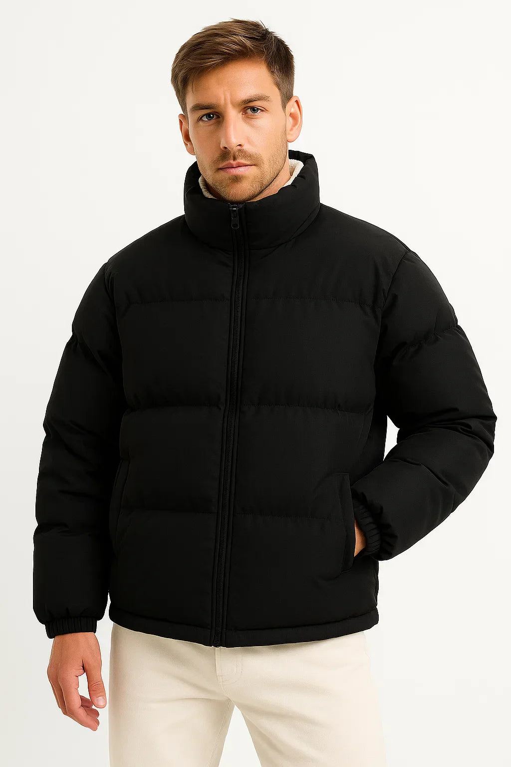 Pufferjacke mit Stehkragen | Gequiltet | Winter