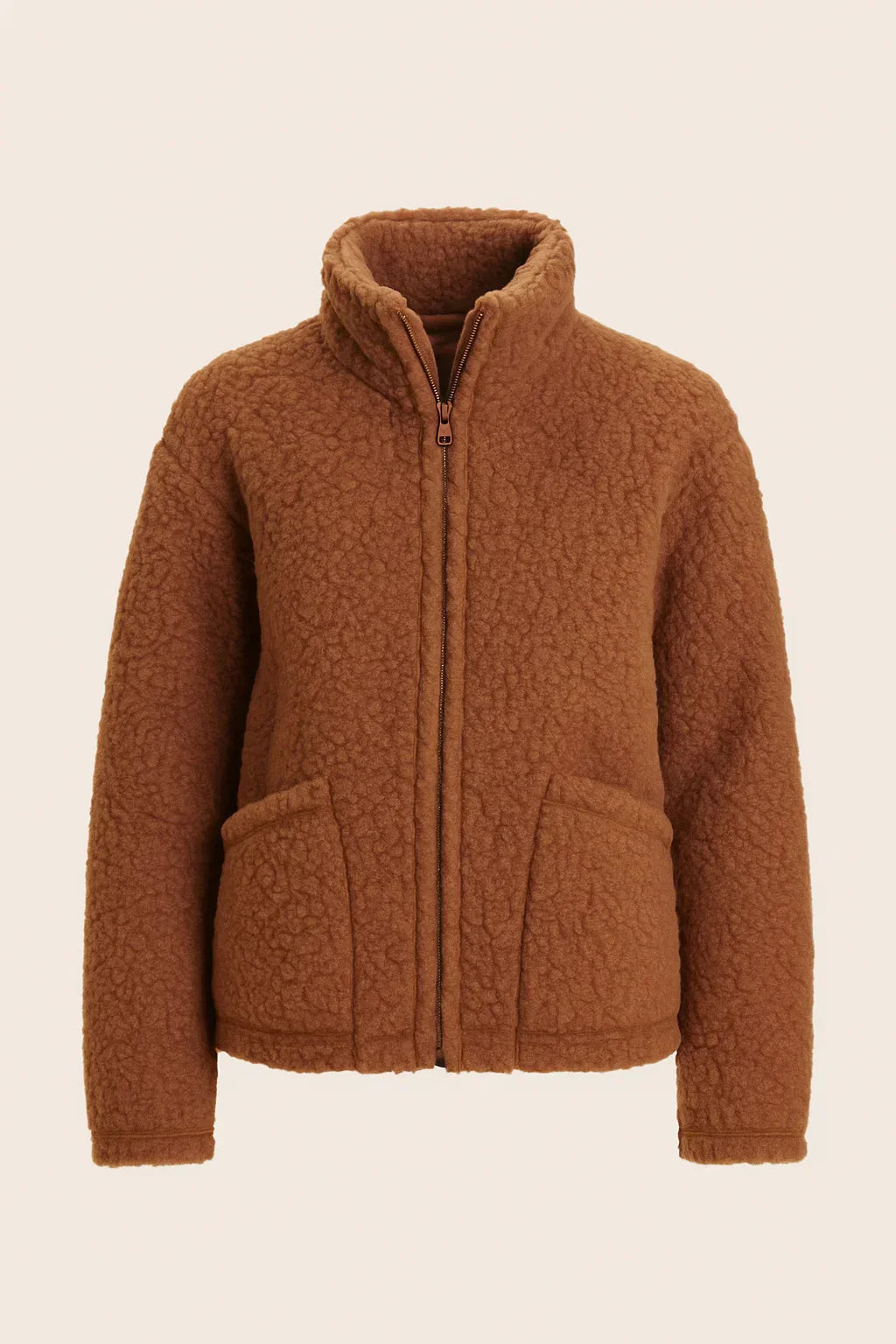 Plüsch Fleece Jacke | Weiche Textur