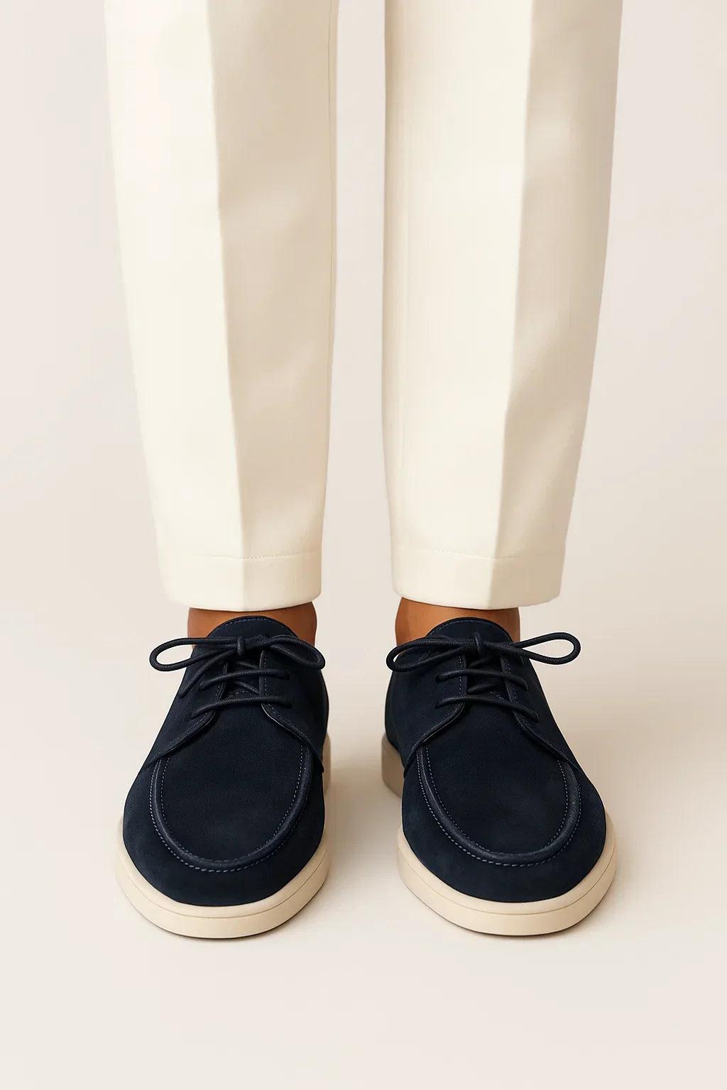 Lace-Up Schuhe aus Wildleder | Mikrofaser | Grundlinie Kollektion