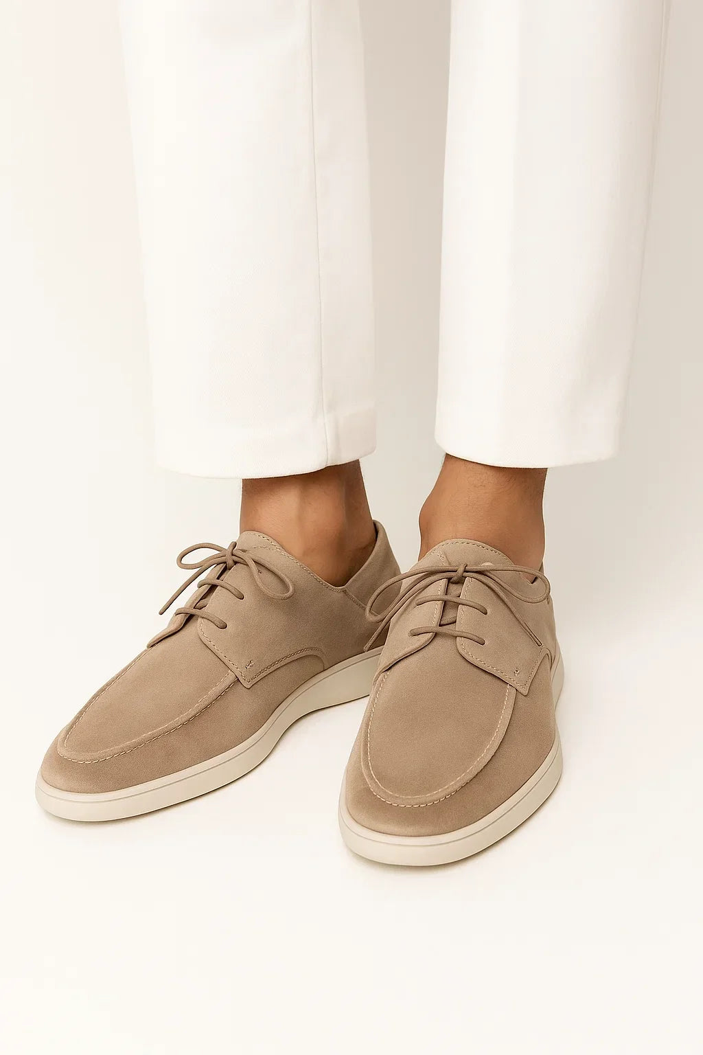 Lace-Up Schuhe aus Wildleder | Mikrofaser | Grundlinie Kollektion