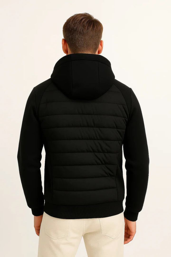 Leichter Daunenhoodie | Quilted Spliced Design | Herbst-Winter