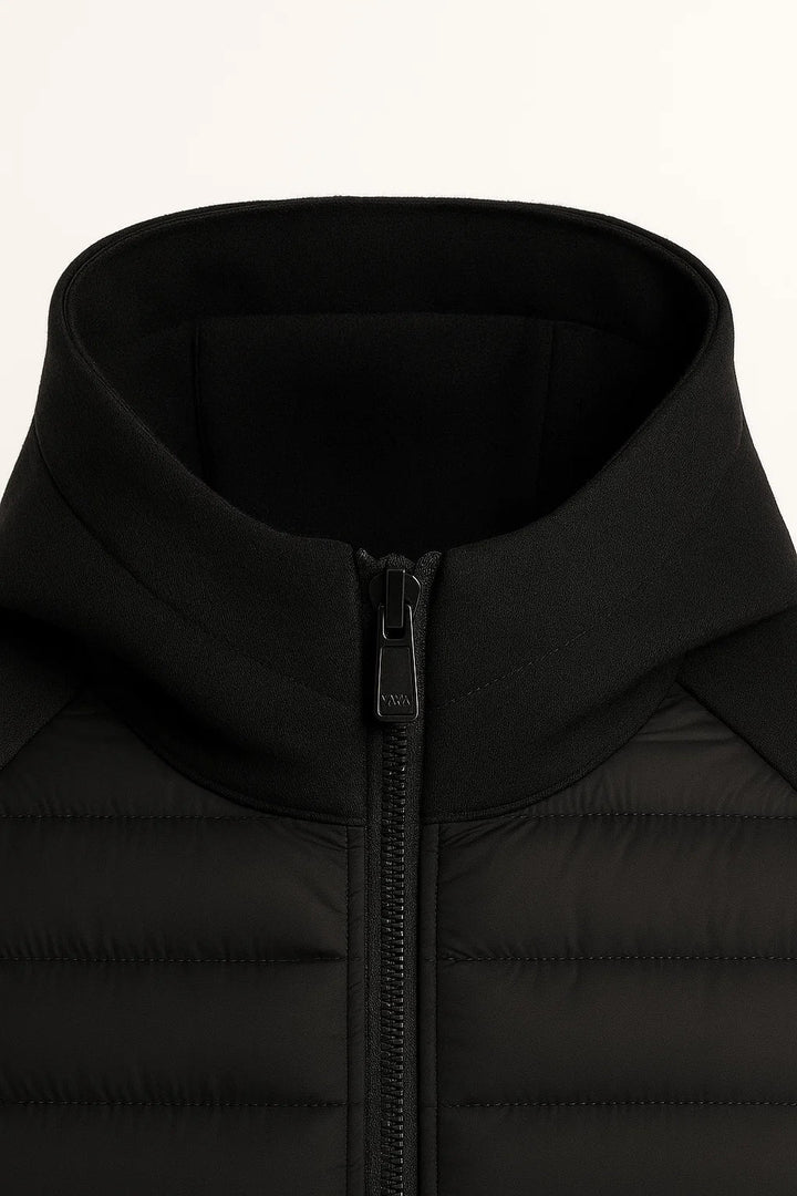 Leichter Daunenhoodie | Quilted Spliced Design | Herbst-Winter