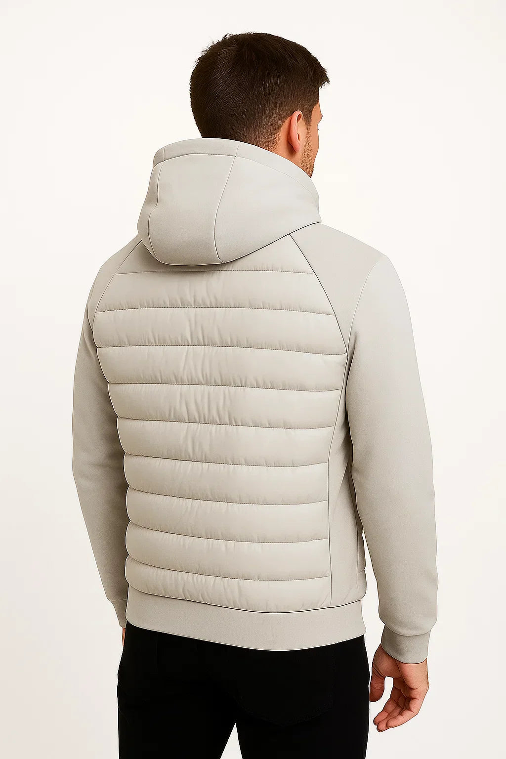 Leichter Daunenhoodie | Quilted Spliced Design | Herbst-Winter