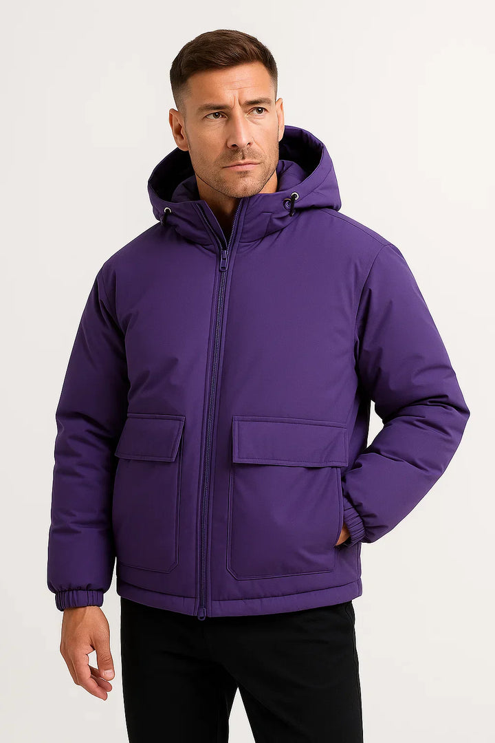 Kapuzen Pufferjacke | Quilted Oversized Fit | Winter