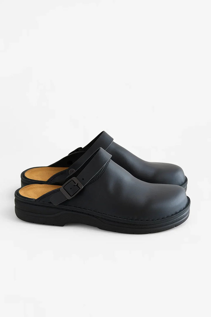 Unisex Clogs | PU Leder | Orthopädischer Komfort Schlupf