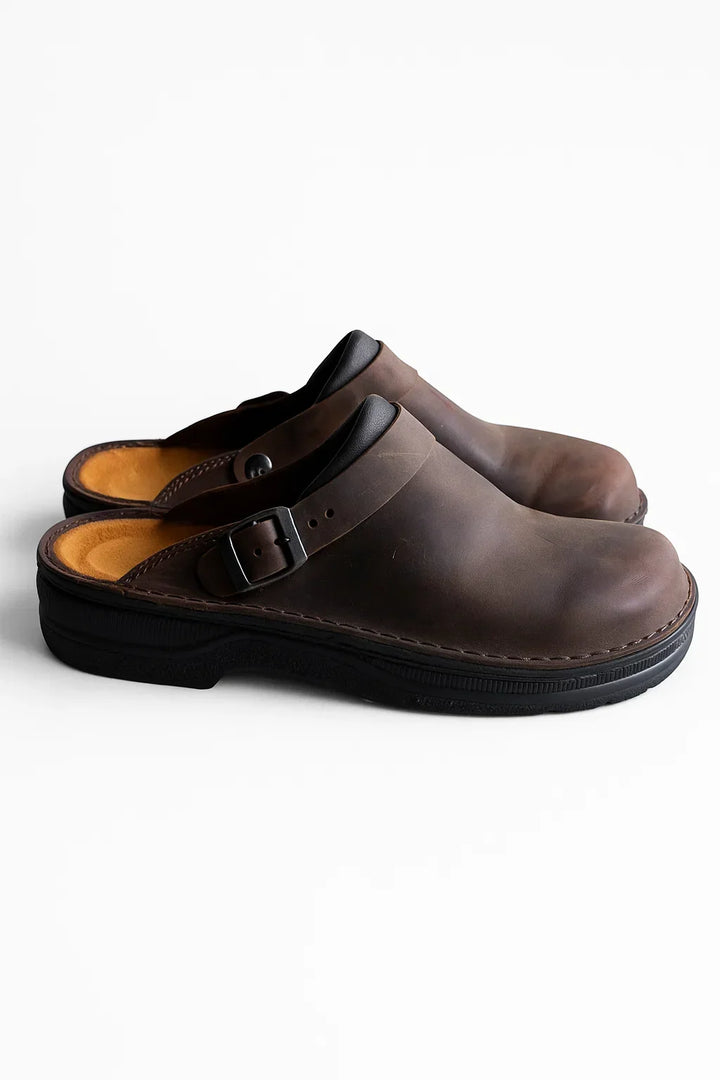 Unisex Clogs | PU Leder | Orthopädischer Komfort Schlupf